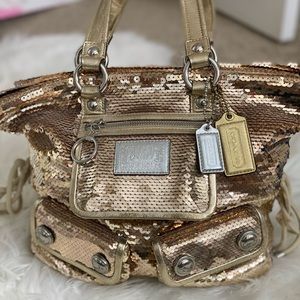 Coach sequins putse